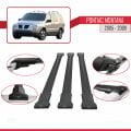 Pontiac Montana 2005-2009 Arası ile Uyumlu FLY Model Ara Atkı Tavan Barı Siyah 3 Adet