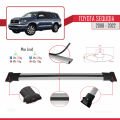 Toyota Sequoia 2008-2022 Arası ile Uyumlu FLY Model Ara Atkı Tavan Barı Gri 3 Adet
