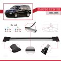 Ssangyong Rexton (Y200) 2001-2005 Arası ile Uyumlu FLY Model Ara Atkı Tavan Barı Gri 3 Adet