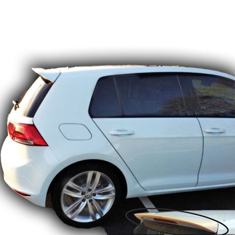 Volkswagen Golf 7 Uyumlu Yedek Parça Spoiler Boyalı Fiber