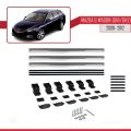 Mazda 6 II (GZ) Wagon 2008-2012 Arası ile Uyumlu BASIC Model Ara Atkı Tavan Barı Gri 3 Adet