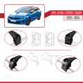 Opel Astra L Sports Tourer 2021-2024 Arası ile Uyumlu ACE-2 Model Ara Atkı Tavan Barı Siyah 2 Adet