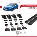 Opel Astra L Sports Tourer 2021-2024 Arası ile Uyumlu ACE-2 Model Ara Atkı Tavan Barı Siyah 2 Adet