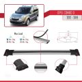 Opel Combo C 2001-2011 Arası ile Uyumlu FLY Model Ara Atkı Tavan Barı Gri 2 Adet