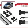 Opel Combo C 2001-2011 Arası ile Uyumlu FLY Model Ara Atkı Tavan Barı Gri 2 Adet