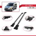 Opel Combo C 2001-2011 Arası ile Uyumlu FLY Model Ara Atkı Tavan Barı Gri 2 Adet