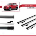 Daihatsu Terios 2 (J200) 2006-2017 Arası ile Uyumlu BASIC Model Ara Atkı Tavan Barı Gri 3 Adet