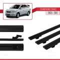 Ssangyong Stavic 2005-2012 Arası ile Uyumlu BASIC Model Ara Atkı Tavan Barı Siyah 3 Adet