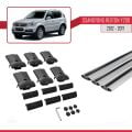 Ssangyong Rexton (Y290) 2012-2017 Arası ile Uyumlu FLY Model Ara Atkı Tavan Barı Gri 3 Adet
