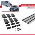 Ford Transit/Tourneo Custom 2012-2023 Arası ile Uyumlu FLY Model Ara Atkı Tavan Barı Gri 3 Adet