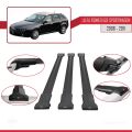 Alfa Romeo 159 (T939) SW 2006-2011 Arası ile Uyumlu FLY Model Ara Atkı Tavan Barı Siyah 3 Adet