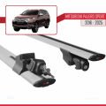 Mitsubishi Pajero Sport 3 2016 ve Sonrası ile Uyumlu HOOK Model Ara Atkı Tavan Barı Gri 2 Adet