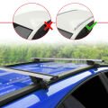 Mitsubishi Outlander 2 2007-2012 Arası ile Uyumlu HOOK Model Ara Atkı Tavan Barı Gri 2 Adet