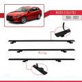 Mazda 6 III (GJ1/GL) 2013-2022 Arası ile Uyumlu BASIC Model Ara Atkı Tavan Barı Siyah 3 Adet