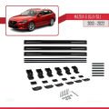 Mazda 6 III (GJ1/GL) 2013-2022 Arası ile Uyumlu BASIC Model Ara Atkı Tavan Barı Siyah 3 Adet