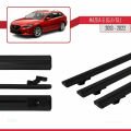 Mazda 6 III (GJ1/GL) 2013-2022 Arası ile Uyumlu BASIC Model Ara Atkı Tavan Barı Siyah 3 Adet