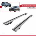 Mitsubishi Outlander 2 2007-2012 Arası ile Uyumlu HOOK Model Ara Atkı Tavan Barı Gri 2 Adet