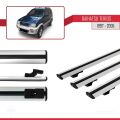Daihatsu Terios (J100) 1997-2005 Arası ile Uyumlu BASIC Model Ara Atkı Tavan Barı Gri 3 Adet
