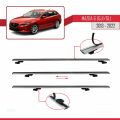 Mazda 6 III (GJ1/GL) 2013-2022 Arası ile Uyumlu BASIC Model Ara Atkı Tavan Barı Gri 3 Adet