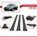 Alfa Romeo 156 (T932) SW 2000-2006 Arası ile Uyumlu FLY Model Ara Atkı Tavan Barı Siyah 3 Adet