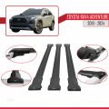 Toyota RAV4 Adventure 2019-2024 Arası ile Uyumlu FLY Model Ara Atkı Tavan Barı Siyah 3 Adet