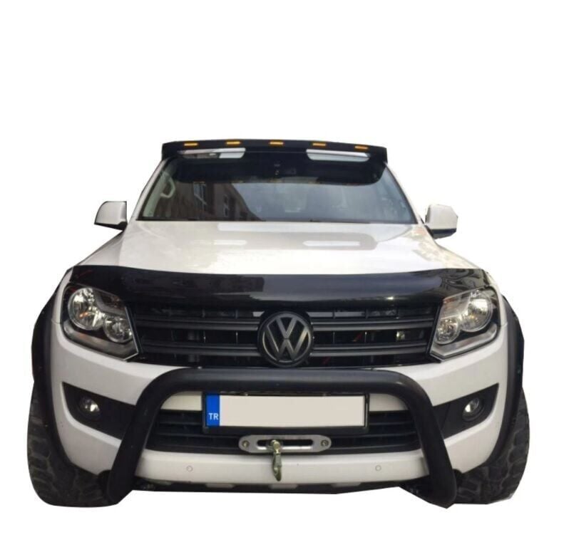 Ford Ranger Uyumlu Yedek Parça   2015 ve Sonrası Siyah Ön Tampon Koruma PWT22