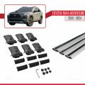 Toyota RAV4 Adventure 2019-2024 Arası ile Uyumlu FLY Model Ara Atkı Tavan Barı Gri 3 Adet