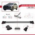 Toyota RAV4 Adventure 2019-2024 Arası ile Uyumlu FLY Model Ara Atkı Tavan Barı Gri 3 Adet