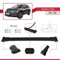 Nissan X-Trail 3 (T32) 2014-2021 Arası ile Uyumlu FLY Model Ara Atkı Tavan Barı Siyah 2 Adet