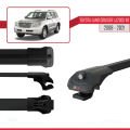 Toyota Land Cruiser V8 (J200) 2008-2021 Arası ile Uyumlu ACE-1 Ara Atkı Tavan Barı Siyah 3 Adet
