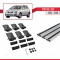 Pontiac Vibe 2003-2008 Arası ile Uyumlu FLY Model Ara Atkı Tavan Barı Gri 3 Adet