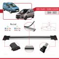 Ford Transit/Tourneo Courier Post-Facelift 2018-2022 Arası ile Uyumlu FLY Model Ara Atkı Tavan Barı Gri 3 Adet