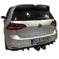 Volkswagen Golf 7 2012 - 16 Uyumlu Yedek Parça R400 Difüzör Plastik Boyasız