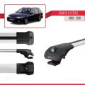 Saab 9-5 (YS3E) SW 1998-2010 Arası ile Uyumlu ACE-1 Ara Atkı Tavan Barı Gri 2 Adet