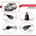 Toyota Land Cruiser V8 (J200) 2008-2021 Arası ile Uyumlu ACE-1 Ara Atkı Tavan Barı Gri 3 Adet