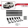 Lincoln MKX (U388) 2007-2015 Arası ile Uyumlu BASIC Model Ara Atkı Tavan Barı Siyah 3 Adet