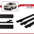 Lincoln MKX (U388) 2007-2015 Arası ile Uyumlu BASIC Model Ara Atkı Tavan Barı Siyah 3 Adet