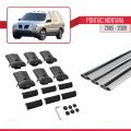 Pontiac Montana 2005-2009 Arası ile Uyumlu FLY Model Ara Atkı Tavan Barı Gri 3 Adet