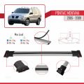 Pontiac Montana 2005-2009 Arası ile Uyumlu FLY Model Ara Atkı Tavan Barı Gri 3 Adet