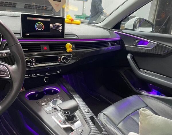 Audi A4 2016 ve Sonrası 30 Renk Ambiyans Aydınlatması