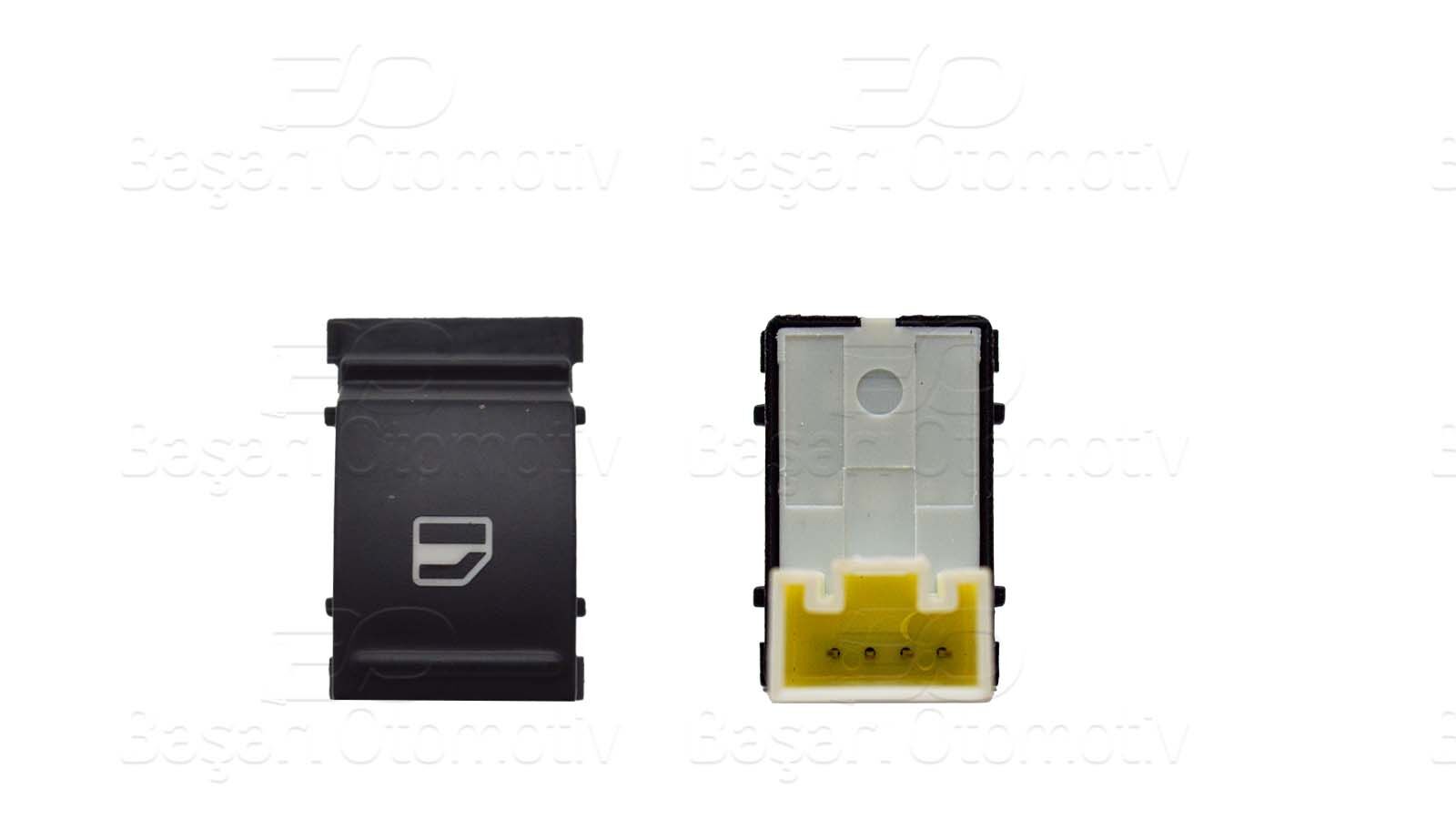 Volkswagen Golf Octavia 2004-2013 Uyumlu Tekli Cam Açma Düğmesi