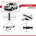 Lincoln MKX (U388) 2007-2015 Arası ile Uyumlu BASIC Model Ara Atkı Tavan Barı Gri 3 Adet