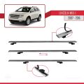 Lincoln MKX (U388) 2007-2015 Arası ile Uyumlu BASIC Model Ara Atkı Tavan Barı Gri 3 Adet