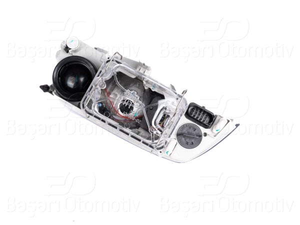 Skoda Octavia II 2004-2008 Uyumlu Motorlu Sol Halojen Far (9 Pin)