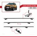 Dacia Sandero Stepway 3 2021 ve Sonrası ile Uyumlu BASIC Model Ara Atkı Tavan Barı Gri 3 Adet