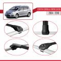 Toyota Corolla Verso 2 (AR10) 2004-2010 Arası ile Uyumlu ACE-1 Ara Atkı Tavan Barı Siyah 3 Adet