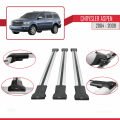 Chrysler Aspen 2004-2009 Arası ile Uyumlu FLY Model Ara Atkı Tavan Barı Gri 3 Adet