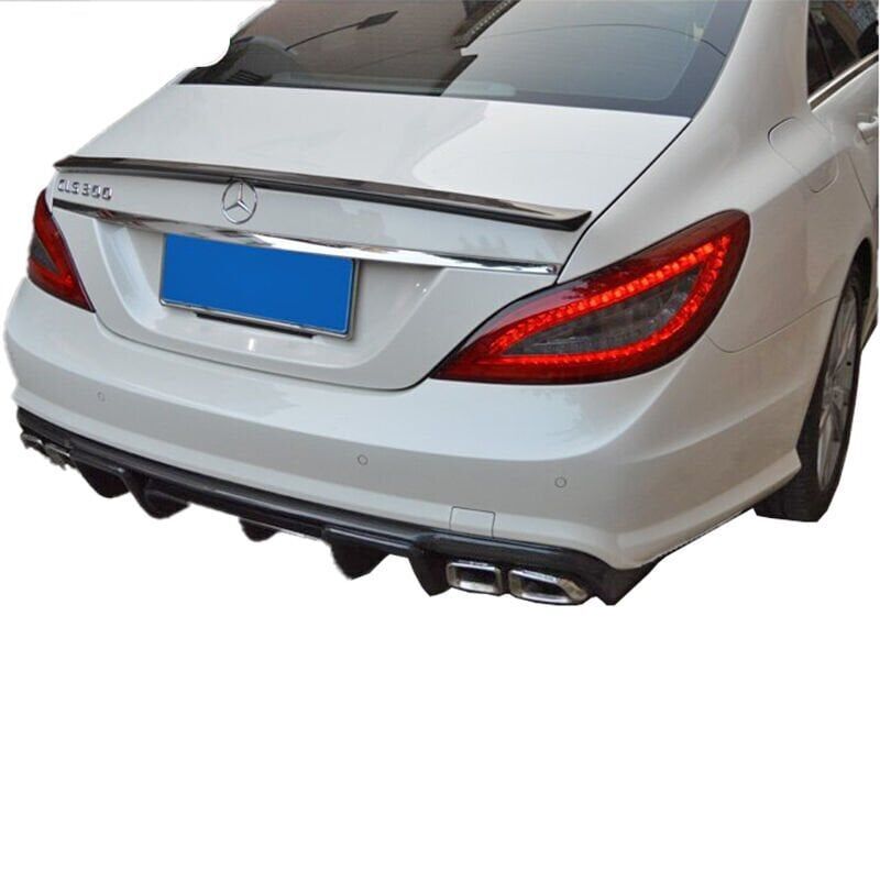 Mercedes W218 Uyumlu Yedek Parça Cls Spoiler Boyalı Fiber