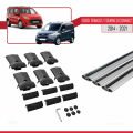 Ford Transit/Tourneo Connect 2 2014-2021 Arası ile Uyumlu FLY Model Ara Atkı Tavan Barı Gri 3 Adet