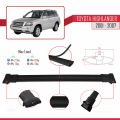 Toyota Highlander 2001-2007 Arası ile Uyumlu FLY Model Ara Atkı Tavan Barı Siyah 3 Adet